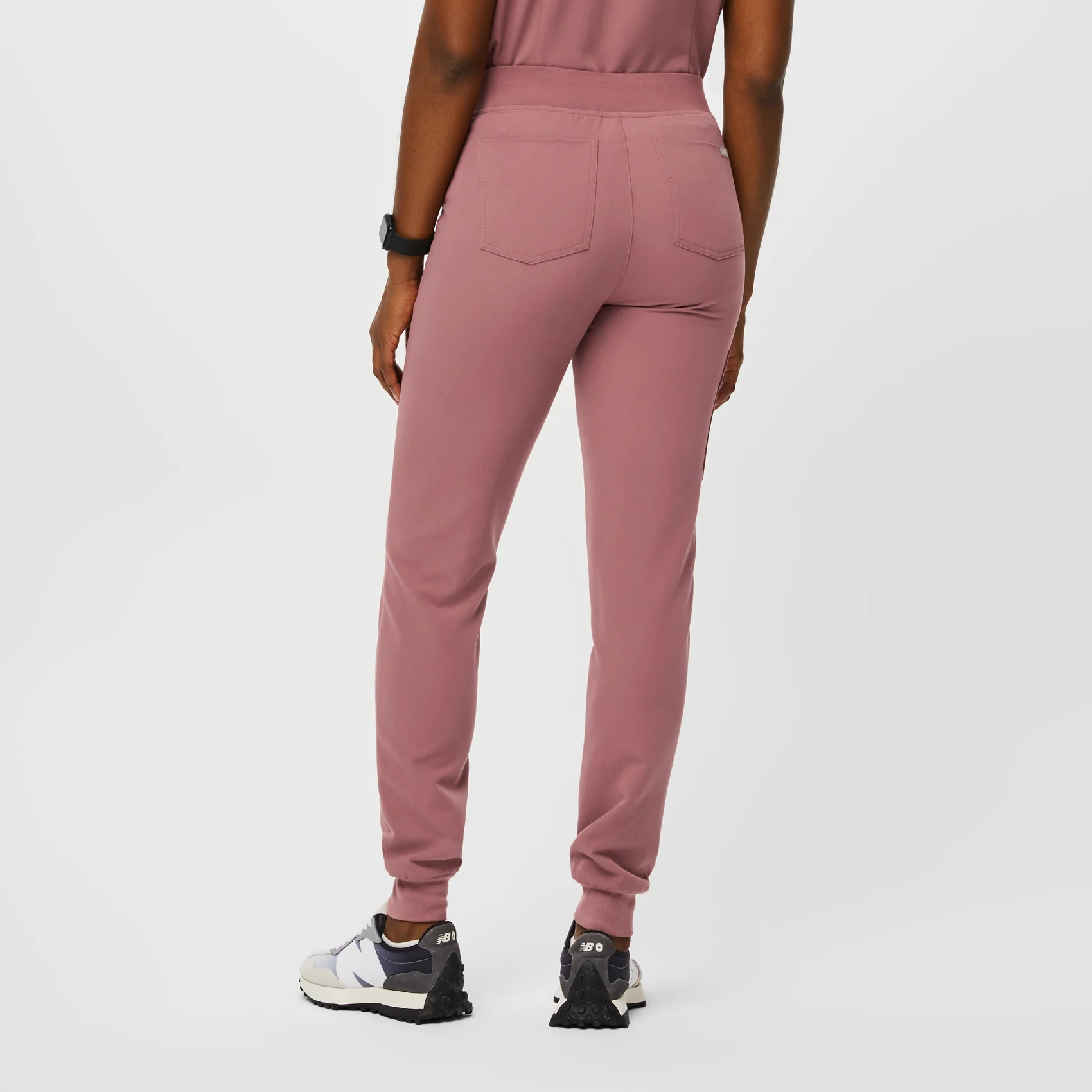 women's Mauve Zamora™- Petite Jogger Scrub Pants (3XL - 6XL) - Image 4
