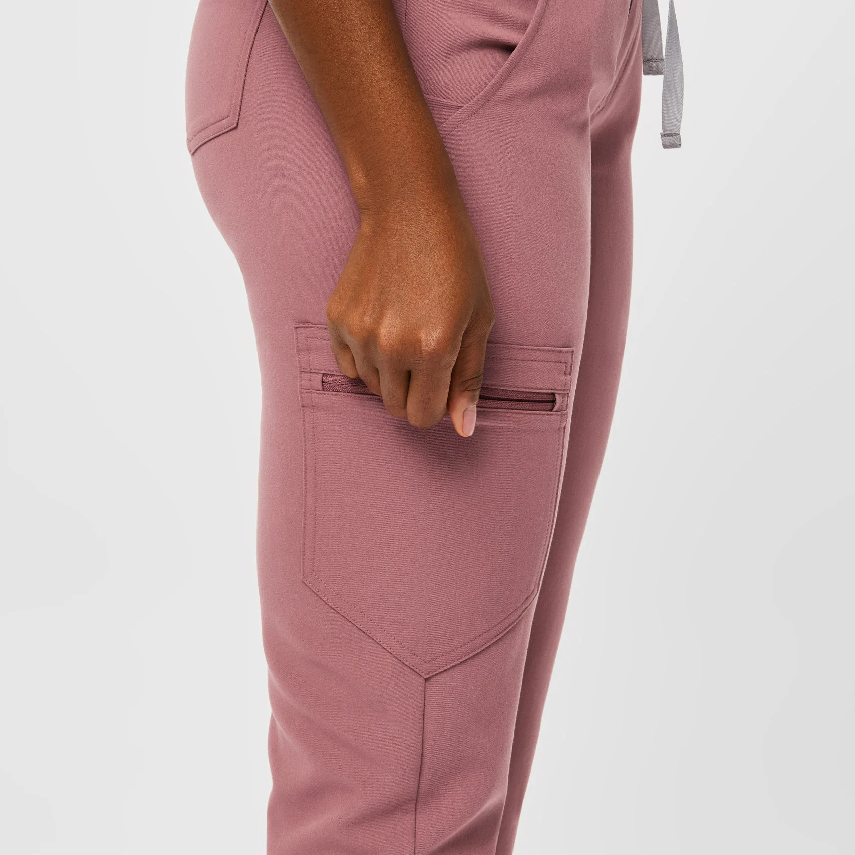 women's Mauve Zamora™- Petite Jogger Scrub Pants (3XL - 6XL) - Image 6